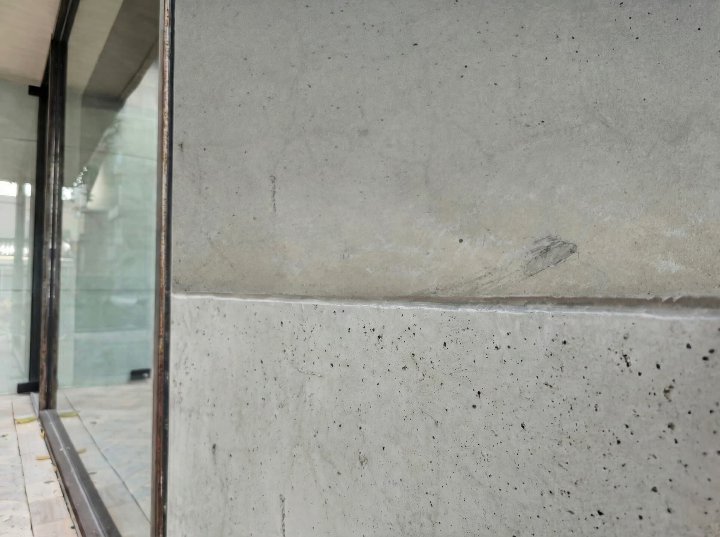 仿清水模外牆 1 施工前