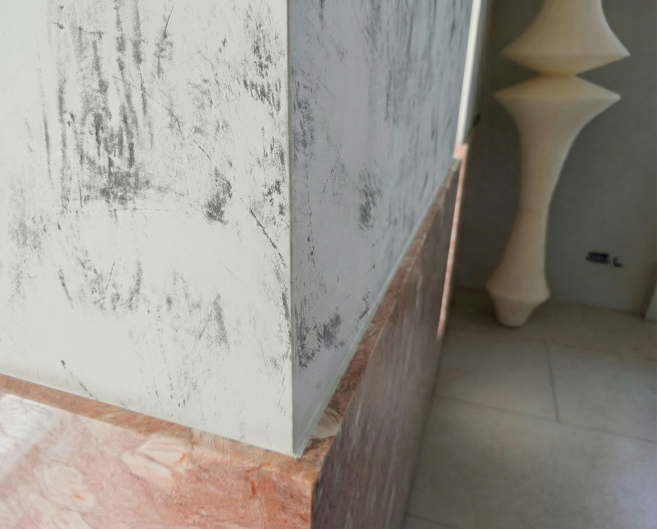 印第安漆內牆 4 施工前