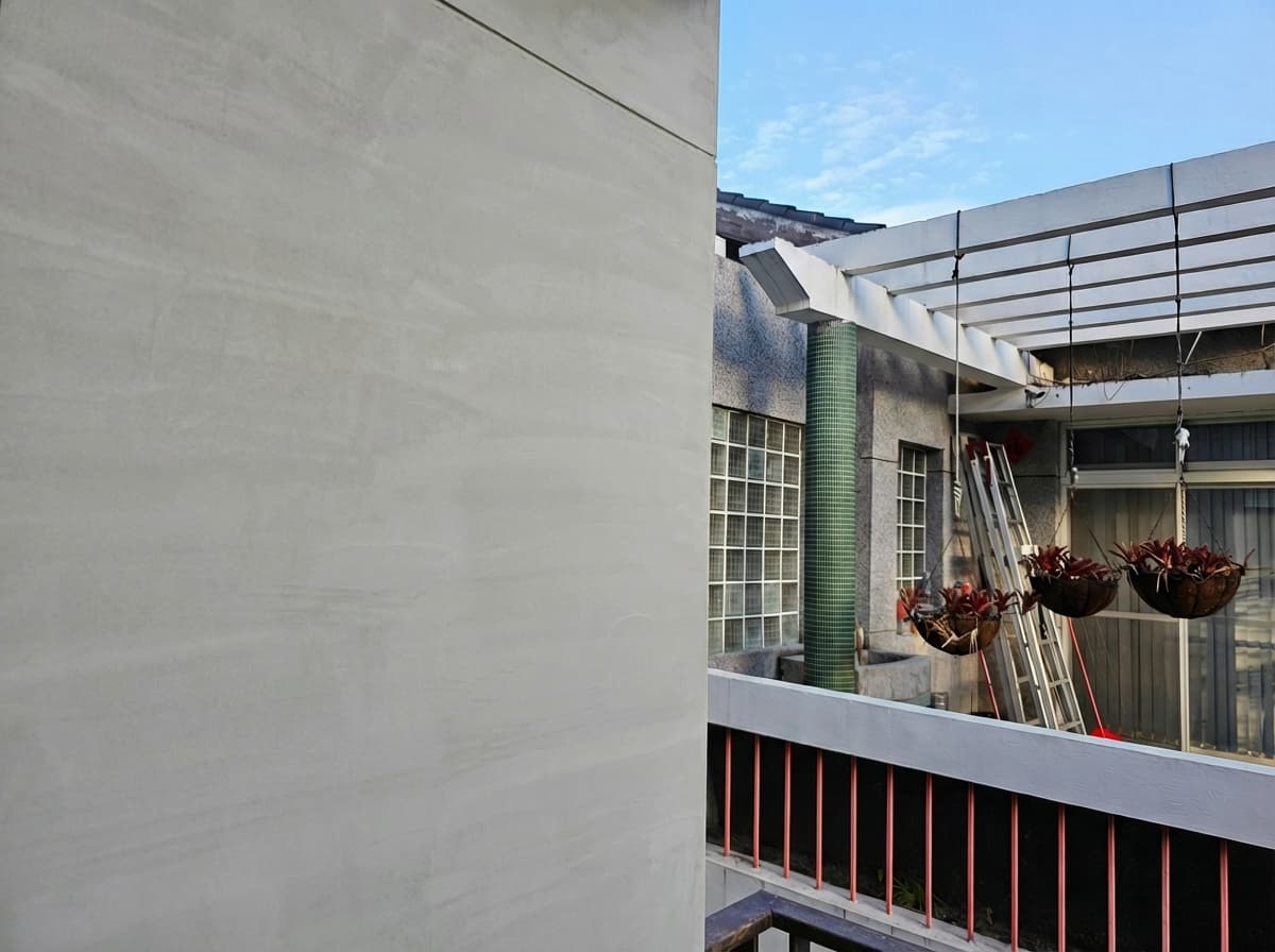 批土外牆 2 施工後